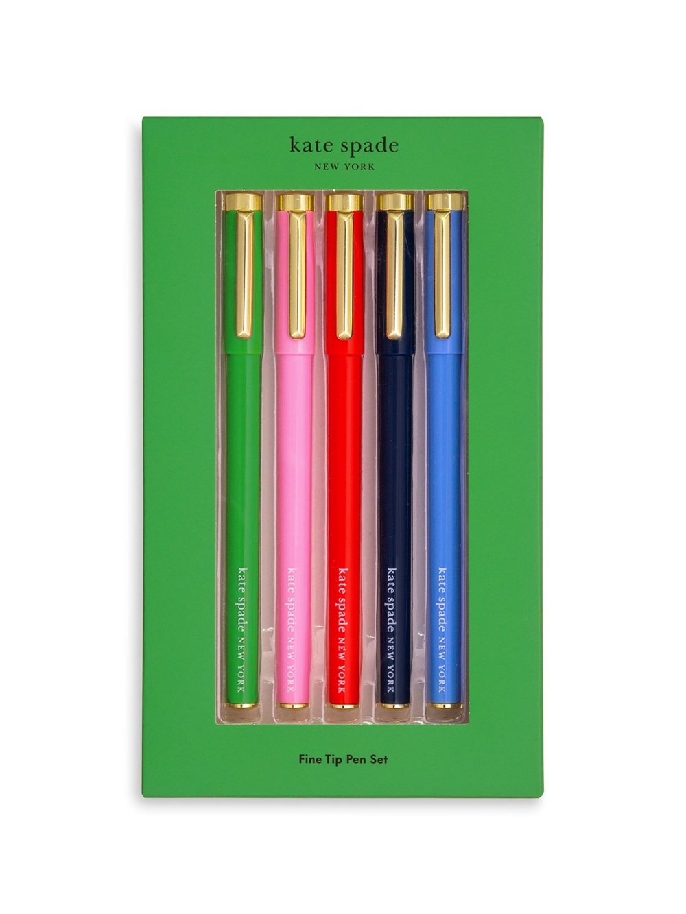 Kate Spade Fine Tip Pen Set Adventure Colorblock